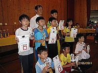 扯鈴隊榮獲99學年度北市教育盃民俗體育錦標賽-扯鈴乙類團體賽特優第一名