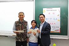 108學年度締結國外姐妹校暨國際筆友計畫~張一平先生蒞校交流