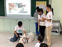 108學年度締結國外姐妹校暨國際筆友計畫~狗醫生到校宣導動物保育及生命教育