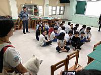 108學年度締結國外姐妹校暨國際筆友計畫~狗醫生到校宣導動物保育及生命教育