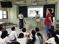 108學年度締結國外姐妹校暨國際筆友計畫~狗醫生到校宣導動物保育及生命教育
