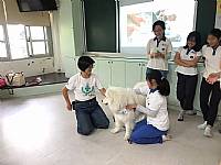 108學年度締結國外姐妹校暨國際筆友計畫~狗醫生到校宣導動物保育及生命教育