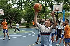 108學年度三年級班際運球接力投籃賽