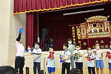 臺北木偶劇團到校演出(笨賊阿西達)