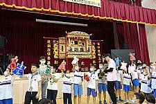 臺北木偶劇團到校演出(笨賊阿西達)