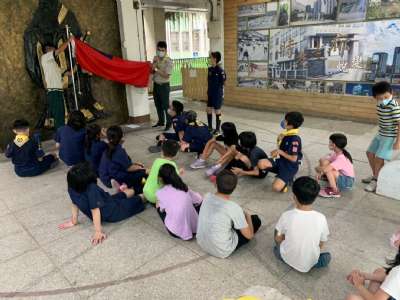 1100923童軍第一次團集會（幼童軍禮節、諾言規律、國旗）