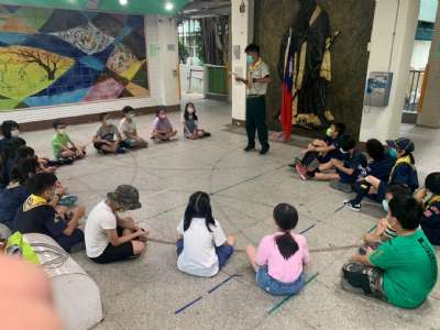 1100923童軍第一次團集會（幼童軍禮節、諾言規律、國旗）