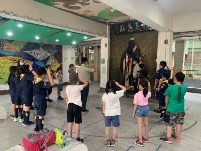 1100923童軍第一次團集會（幼童軍禮節、諾言規律、國旗）