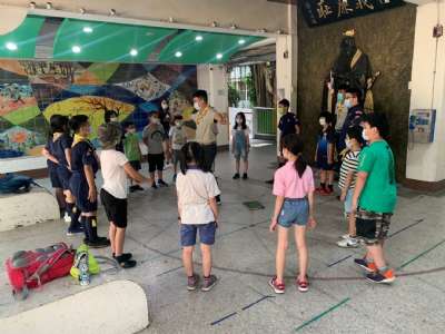 1100923童軍第一次團集會（幼童軍禮節、諾言規律、國旗）