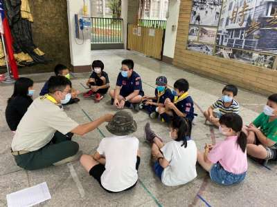 1100923童軍第一次團集會（幼童軍禮節、諾言規律、國旗）