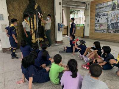 1100923童軍第一次團集會（幼童軍禮節、諾言規律、國旗）