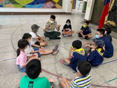 1100923童軍第一次團集會（幼童軍禮節、諾言規律、國旗）