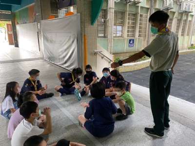 1100923童軍第一次團集會（幼童軍禮節、諾言規律、國旗）