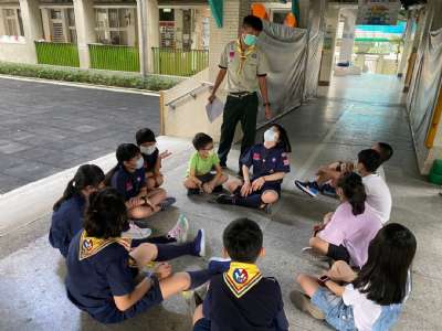 1100923童軍第一次團集會（幼童軍禮節、諾言規律、國旗）