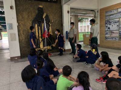 1100923童軍第一次團集會（幼童軍禮節、諾言規律、國旗）
