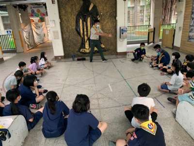 1100923童軍第一次團集會（幼童軍禮節、諾言規律、國旗）