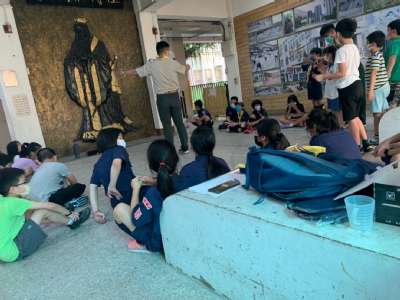 1100923童軍第一次團集會（幼童軍禮節、諾言規律、國旗）