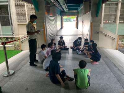 1100923童軍第一次團集會（幼童軍禮節、諾言規律、國旗）