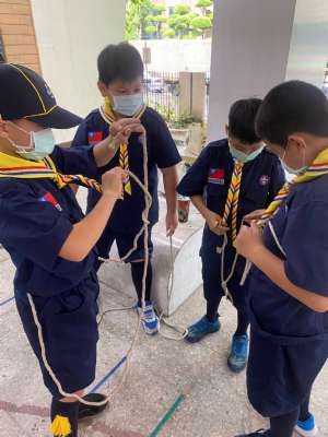 110-1第二次童軍團集會（繩結、歌詠）
