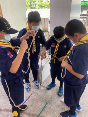 110-1第二次童軍團集會（繩結、歌詠）