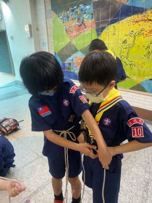 110-1第二次童軍團集會（繩結、歌詠）