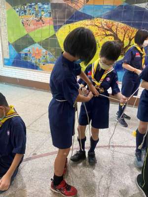 110-1第二次童軍團集會（繩結、歌詠）