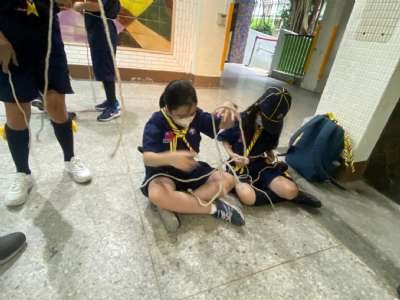110-1第二次童軍團集會（繩結、歌詠）