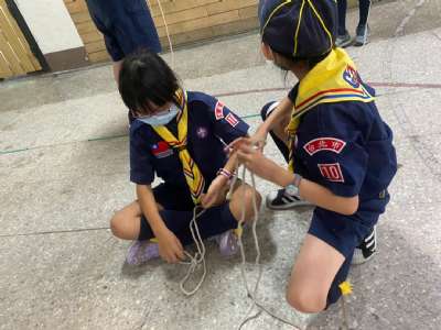 110-1第二次童軍團集會（繩結、歌詠）