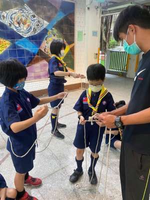 110-1第二次童軍團集會（繩結、歌詠）