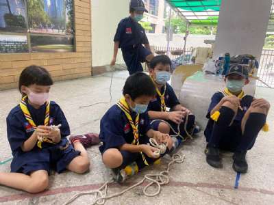 110-1第二次童軍團集會（繩結、歌詠）