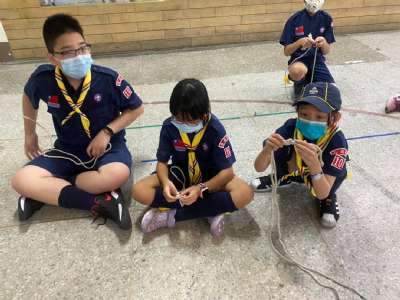110-1第二次童軍團集會（繩結、歌詠）