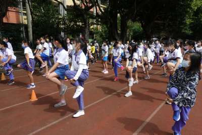 110學年度四年級跑步比賽