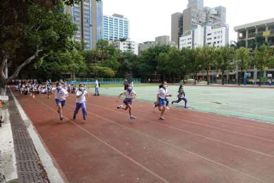 110學年度四年級跑步比賽