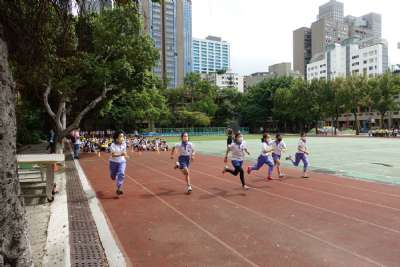 110學年度四年級跑步比賽