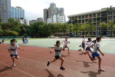 110學年度四年級跑步比賽