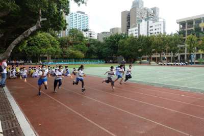 110學年度四年級跑步比賽