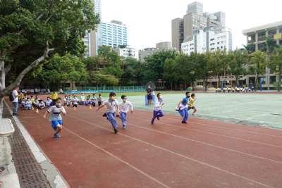 110學年度四年級跑步比賽