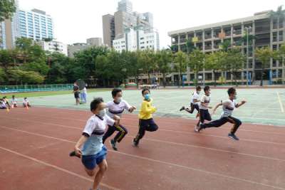 110學年度四年級跑步比賽