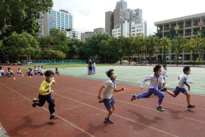 110學年度四年級跑步比賽
