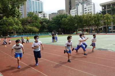 110學年度四年級跑步比賽
