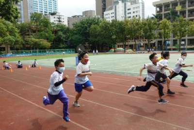110學年度四年級跑步比賽