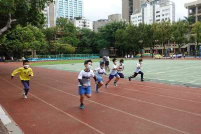 110學年度四年級跑步比賽