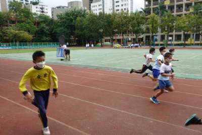 110學年度四年級跑步比賽
