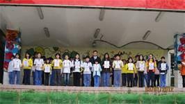 建安國小合唱團參加100學年度4項合唱比賽頒獎