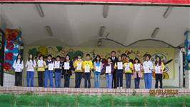 建安國小合唱團參加100學年度4項合唱比賽頒獎