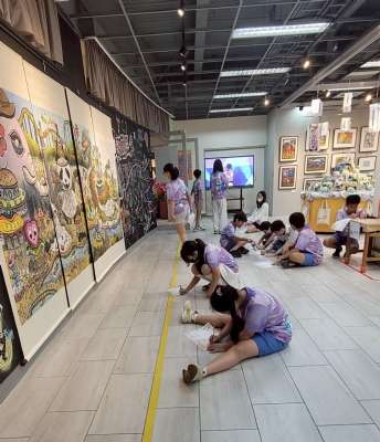 113學年度藝才班畢業暨成果展 展場參觀踴躍