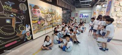 113學年度藝才班畢業暨成果展 展場參觀踴躍