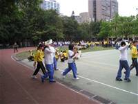 100學年度下學期防震疏散演練