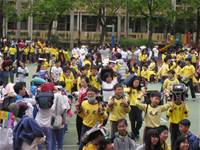 100學年度下學期防震疏散演練