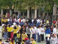 100學年度下學期防震疏散演練